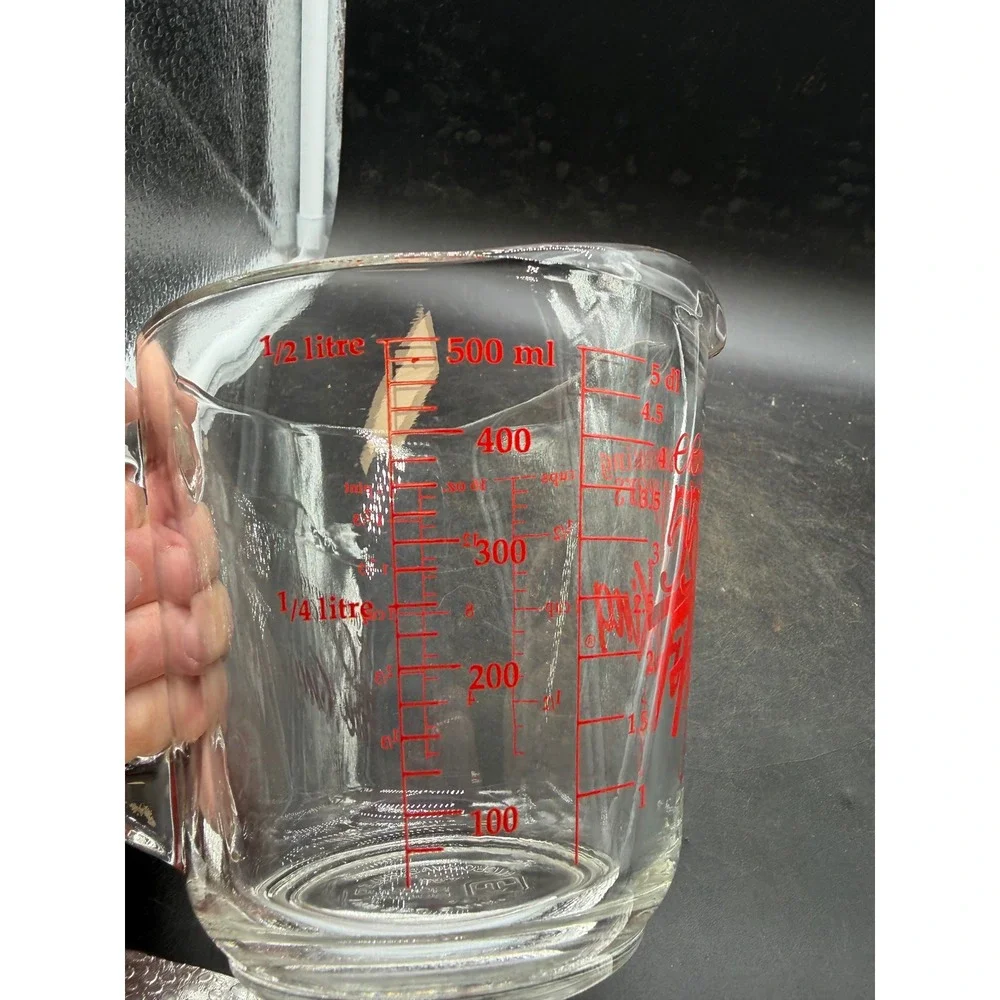 Anchor Hocking Fire-King 50 Years Commemorative Glass Measuring Cup 2 Cup 16 oz